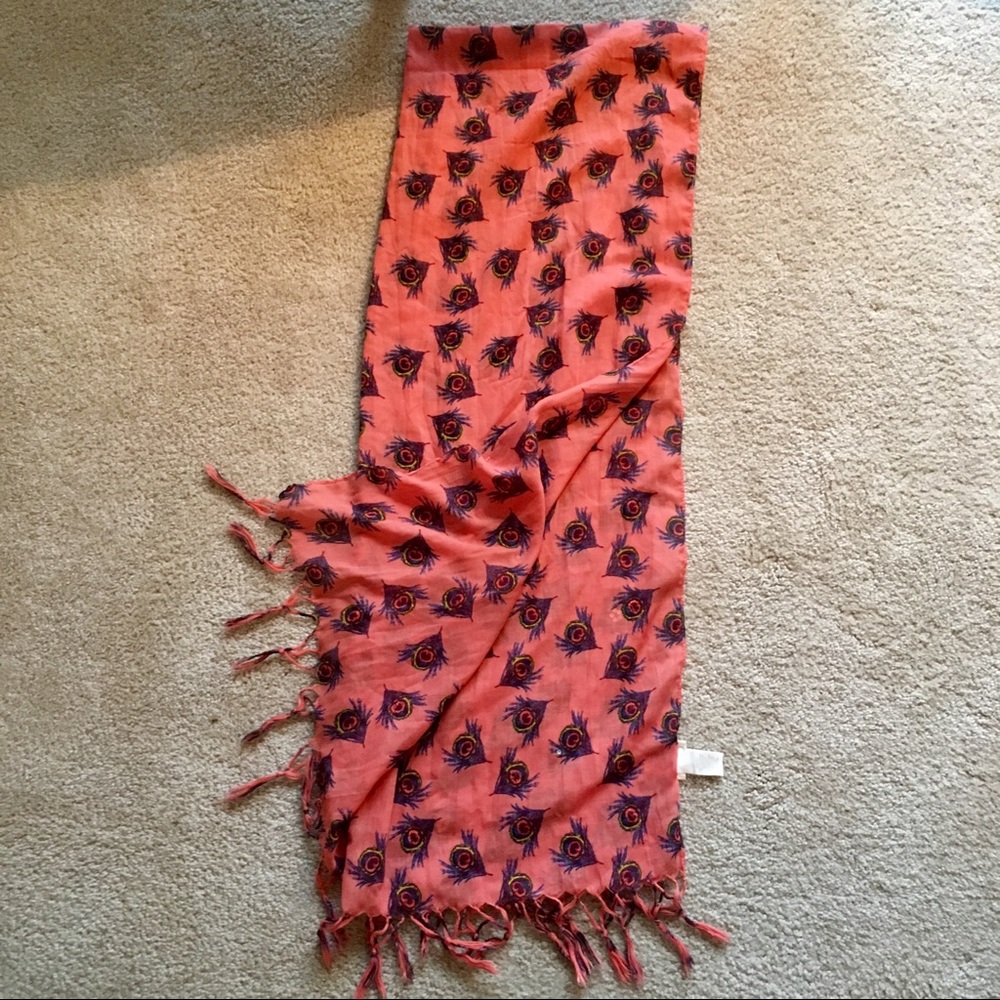NEW Aerie Red Sequin Scarf